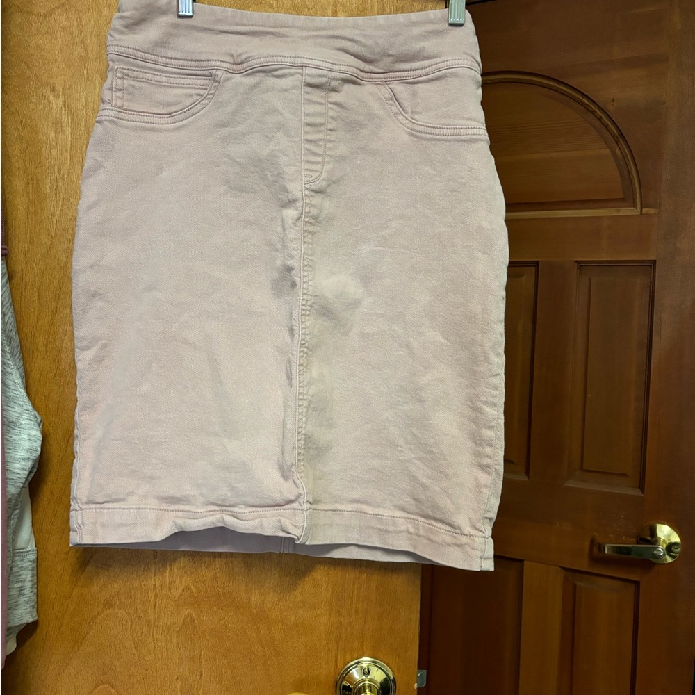 Women's Pink Midi Skirt